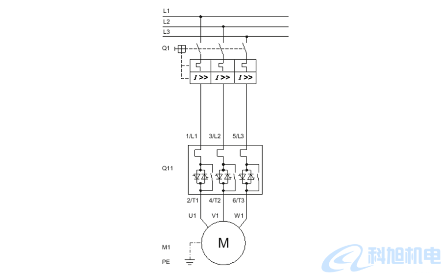 西门子软启动器3RW55工作原理与电路图二